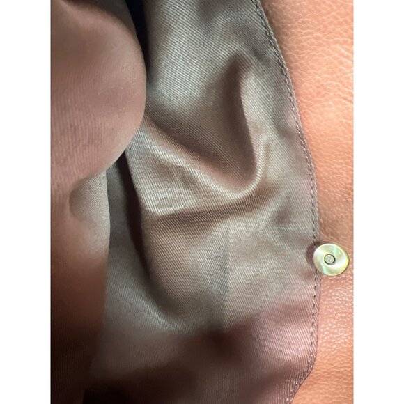 Great American Leather Works Tan Leather Shoulder Bag Crossbody Purse Adjustable - Picture 8 of 14